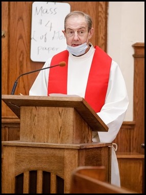 Cardinal Sean P. O’Malley celebrates a Mass to mark his 50th anniversary of priestly ordination Aug. 29, 2020 at St. Clare Monastery in Jamaica Plain.
Pilot photo/ Gregory L. Tracy