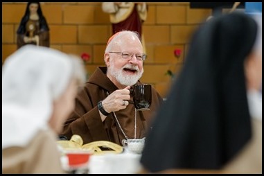 Cardinal Sean P. O’Malley celebrates a Mass to mark his 50th anniversary of priestly ordination Aug. 29, 2020 at St. Clare Monastery in Jamaica Plain.
Pilot photo/ Gregory L. Tracy