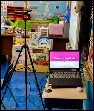 Students in kindergarten through second grade begin their first day of school at Immaculate Conception School in Revere Sept. 8, 2020.
Pilot photo/ Gregory L. Tracy 