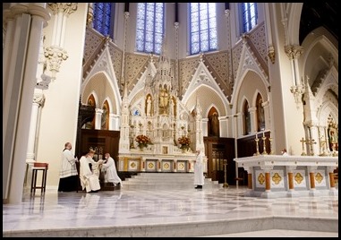 Ordination Mass of permanent deacons celebrated Oct. 3, 2020 at the Cathedral of the Holy Cross.
Pilot photo/ Gregory L. Tracy 