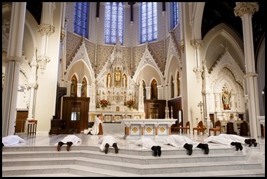 Ordination Mass of permanent deacons celebrated Oct. 3, 2020 at the Cathedral of the Holy Cross.
Pilot photo/ Gregory L. Tracy 