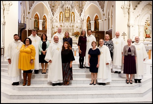 Ordination Mass of permanent deacons celebrated Oct. 3, 2020 at the Cathedral of the Holy Cross.
Pilot photo/ Gregory L. Tracy 