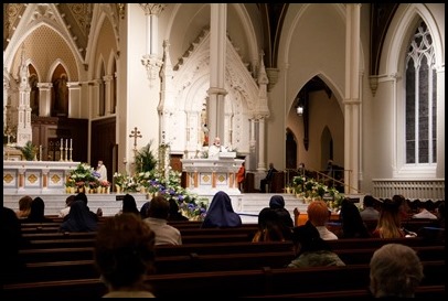 Cardinal O’Malley celebrates the Easter Vigil at the Cathedral of the Holy Cross April 3, 2021.
Pilot photo/ Jacqueline Tetrault 