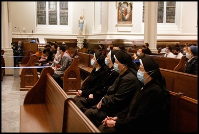 Cardinal O’Malley celebrates the Easter Vigil at the Cathedral of the Holy Cross April 3, 2021.
Pilot photo/ Jacqueline Tetrault 