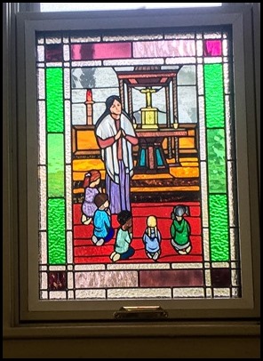 Sr. Tania stain glass window