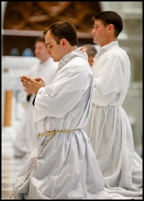 Ordination Mass of Transitional Deacons Maxwell Chukwudiebere, Patrick O’Connor,Bertrand Proulx, Nathaniel Sanders and Nicholas Stano at the Cathedral of the Holy Cross, June 12, 2021.
Pilot photo/ Gregory L. Tracy 