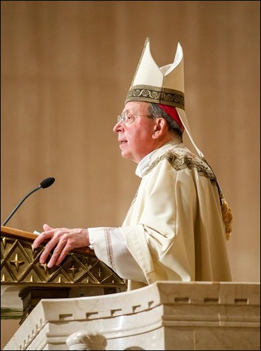 The opening Mass of the Prayer Vigil for Life is celebrated Jan. 20, 2022 at the National Basilica of the Shrine of the Immaculate Conception in Washing, D.C. Pilot photo/ Gregory L. Tracy 