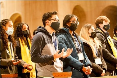 The closing Mass of the Prayer Vigil for Life, Jan. 21, 2022 at the National Basilica of the Shrine of the Immaculate Conception in Washington, D.C. Pilot photo/ Gregory L. Tracy