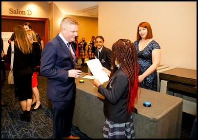 The 32nd annual Catholic Schools Foundation Building Minds Scholarship Fund Celebration, held April 7, 2022 at the Marriott Copley Place in Boston.
Pilot photo/ Gregory L. Tracy 