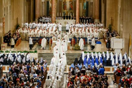 Opening Mass of the 2023 Prayer Vigil for Life. Pilot photo/ Gregory L. Tracy 