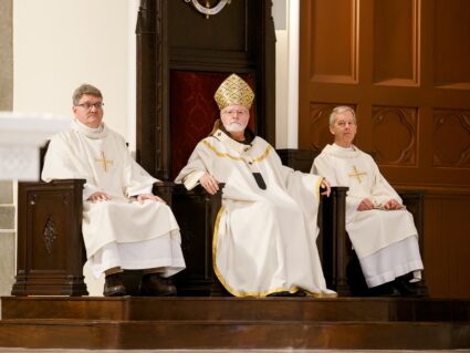 The 2023 Chrism Mass celebrated by Cardinal Seán O’Malley at the Cathedral of the Holy Cross on April 4. Photo by Gregory L. Tracy, the Pilot