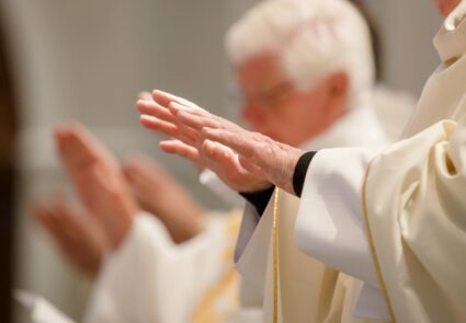 The 2023 Chrism Mass celebrated by Cardinal Seán O’Malley at the Cathedral of the Holy Cross on April 4. Photo by Gregory L. Tracy, the Pilot