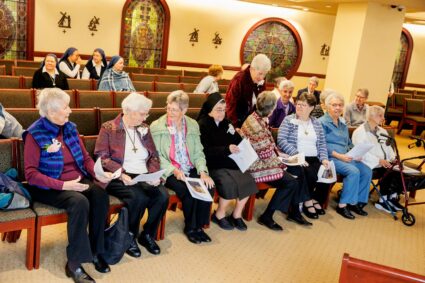 Cardinal Seán P. O’Malley celebrates a Jubilee Mass for the religious sisters at the Archdiocese of Boston’s Pastoral Center on Nov. 4, 2023.
Pilot photo/ Gregory L. Tracy