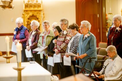 Cardinal Seán P. O’Malley celebrates a Jubilee Mass for the religious sisters at the Archdiocese of Boston’s Pastoral Center on Nov. 4, 2023.
Pilot photo/ Gregory L. Tracy
