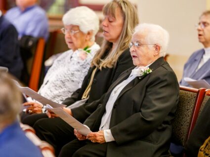 Cardinal Seán P. O’Malley celebrates a Jubilee Mass for the religious sisters at the Archdiocese of Boston’s Pastoral Center on Nov. 4, 2023.
Pilot photo/ Gregory L. Tracy