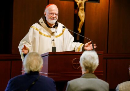 Cardinal Seán P. O’Malley celebrates a Jubilee Mass for the religious sisters at the Archdiocese of Boston’s Pastoral Center on Nov. 4, 2023.
Pilot photo/ Gregory L. Tracy