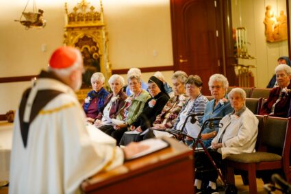 Cardinal Seán P. O’Malley celebrates a Jubilee Mass for the religious sisters at the Archdiocese of Boston’s Pastoral Center on Nov. 4, 2023.
Pilot photo/ Gregory L. Tracy