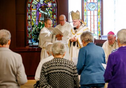 Cardinal Seán P. O’Malley celebrates a Jubilee Mass for the religious sisters at the Archdiocese of Boston’s Pastoral Center on Nov. 4, 2023.
Pilot photo/ Gregory L. Tracy