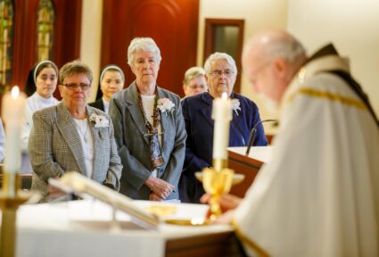 Cardinal Seán P. O’Malley celebrates a Jubilee Mass for the religious sisters at the Archdiocese of Boston’s Pastoral Center on Nov. 4, 2023.
Pilot photo/ Gregory L. Tracy